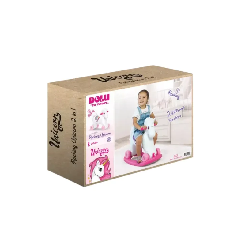 Dolu 2-in-1 Rocking and Riding Unicorn in Qatar (5)