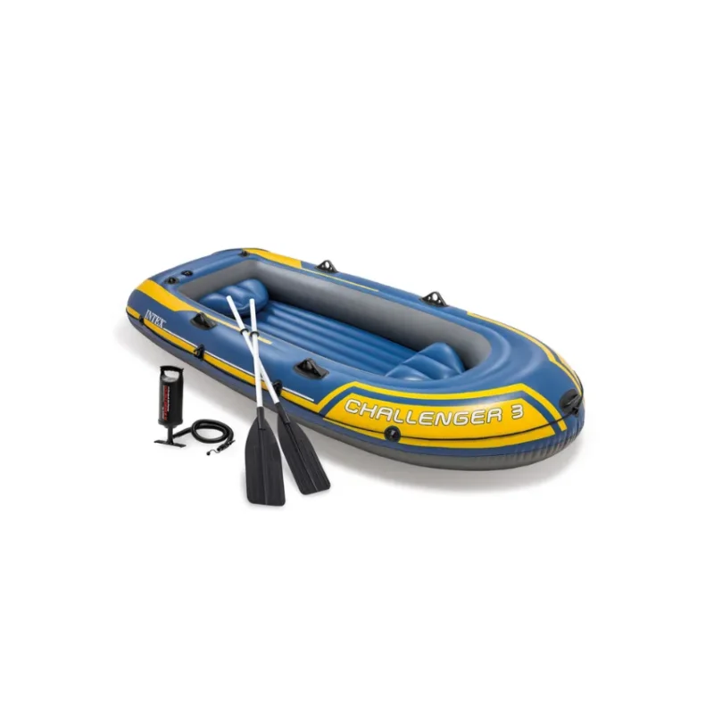 Intex Challenger 3 Inflatable Boat Set - 3 Person - 68370 in Qatar (5)