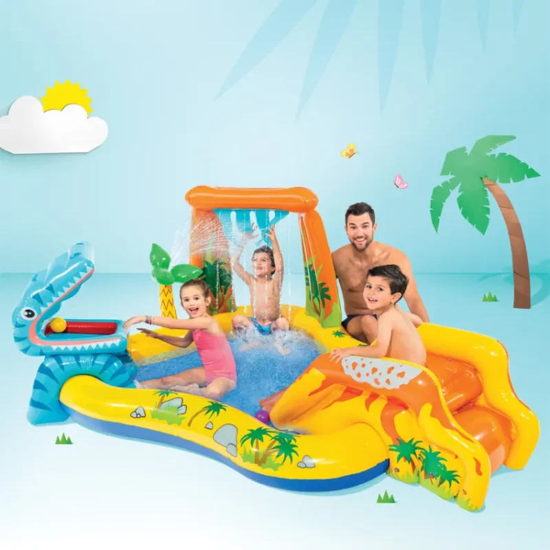 Intex Dinosaur Inflatable Play Center - 57444 in Qatar (8)