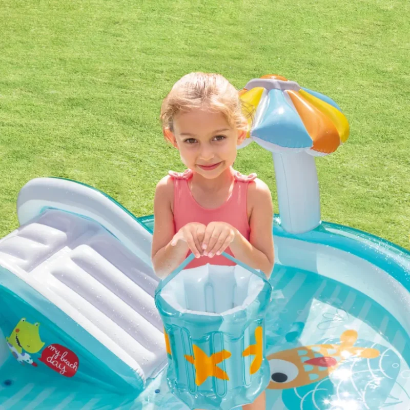 Intex Gator Inflatable Play Center - 57165 in Qatar (1)
