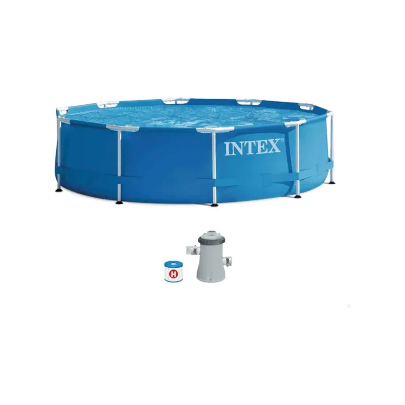 Intex Metal Frame Swimming Pool 305 x 76cm – 28202 in Qatar (1)