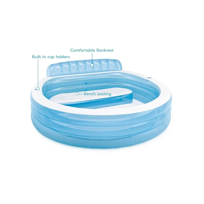 Intex Swim Center Round Inflatable Family Lounge Pool - 57190 in Qatar (5)