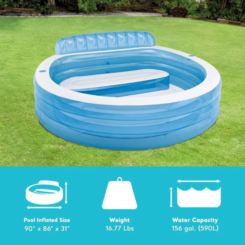 Intex Swim Center Round Inflatable Family Lounge Pool - 57190 in Qatar (6)