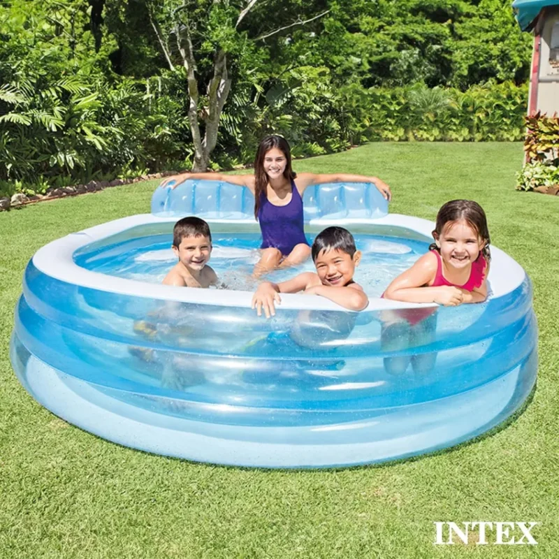 Intex Swim Center Round Inflatable Family Lounge Pool - 57190 in Qatar (7)