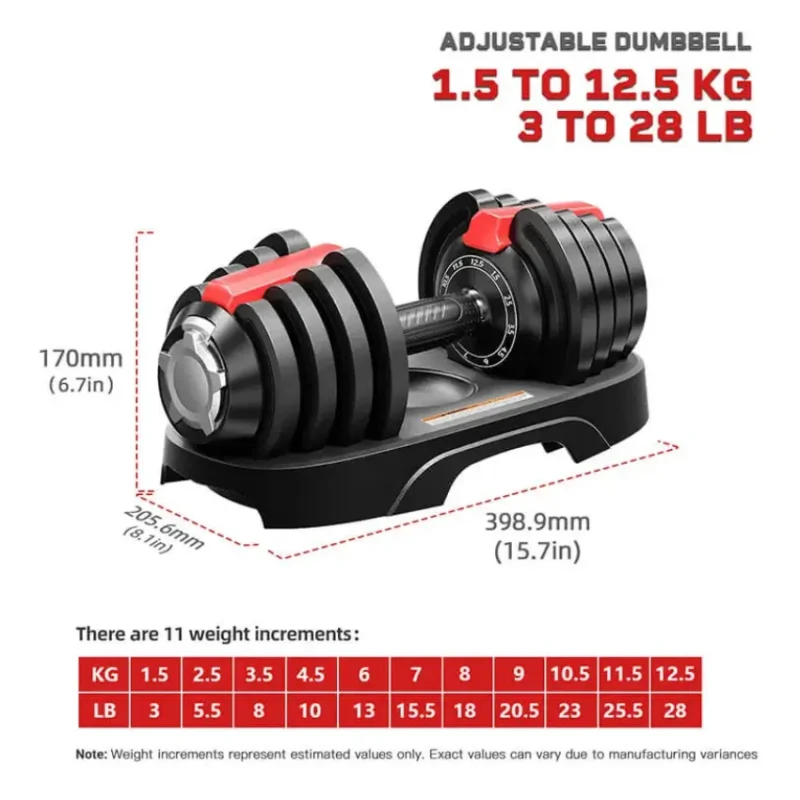 Teloon Adjustable Dumbbell 12.5KG - D7028 in Qatar (2)