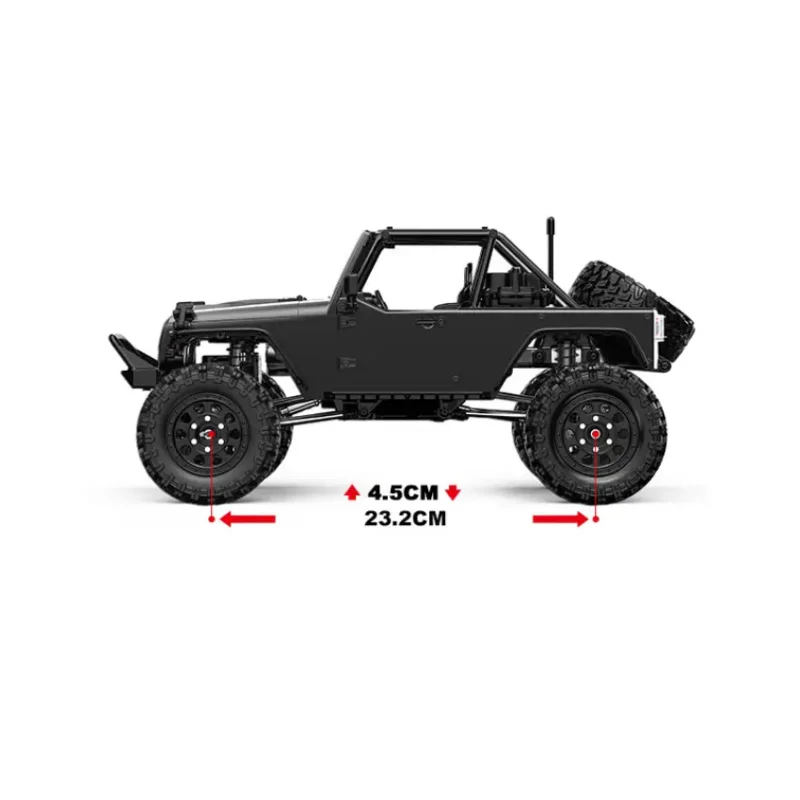 Experience power and precision with the MJX Hyper Go H12Y RC Car. Features a 3650 brushless motor, 20KG metal servo, LED lights, and full metal drivetrain.